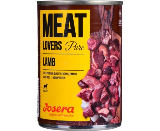 Josera Meatlovers Pure Jagnięcina karma mokra dla psów 400g Suņu barība