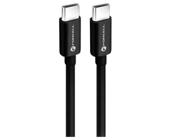 Forcell   Cable USB C to USB C Forcell F-Energy QC4.0 PD 3A 60W 3 m C338 black Дата USB-кабели