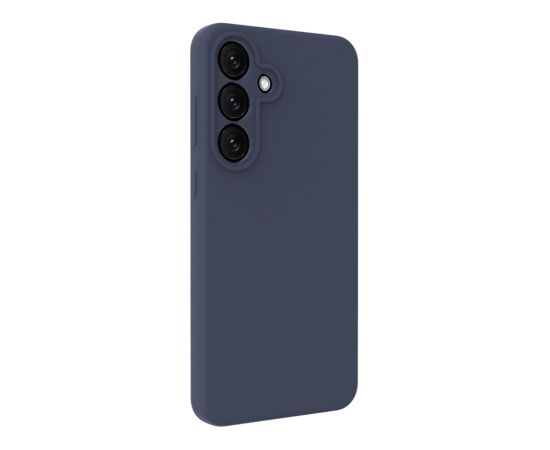 Evelatus Samsung  Galaxy S25 FE Premium Magnetic Soft Touch Silicone Case Dark Blue Neoriģinālie Maciņi