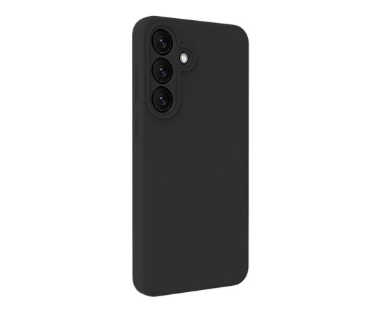 Evelatus Samsung  Galaxy S25 FE Premium Magnetic Soft Touch Silicone Case Black Neoriģinālie Maciņi