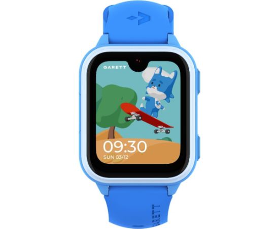 Išmanusis laikrodis su lietuvišku meniu Garett Kids Vibe AI 4G su GPS, kamera, Blue Rokas pulksteņi 