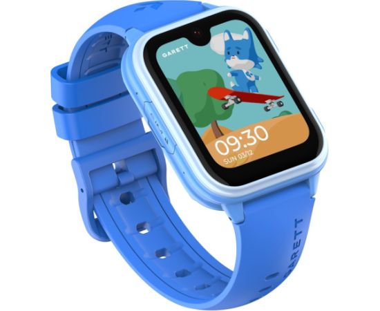 Išmanusis laikrodis su lietuvišku meniu Garett Kids Vibe AI 4G su GPS, kamera, Blue Rokas pulksteņi 