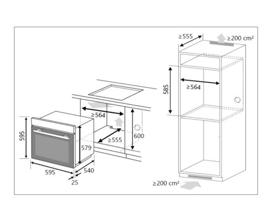 Built-in oven Bomann Духовые шкафы