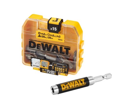Skrūvgriežu uzgaļu komplekts DeWalt DT71573-QZ; 16 gab. Аксессуары для дрелей