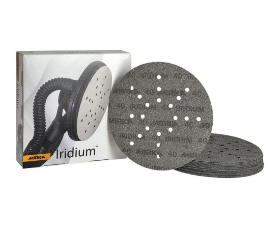 Smilšpapīrs ekscentra slīpmašīnai Mirka 2468002512; 225 mm; P120 Различные диски