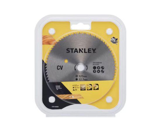 Griešanas disks kokam Stanley STA10000-XJ; 127x12,7 mm; 80T Zāģripas