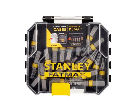 Skrūvgriežu uzgaļu komplekts Stanley STA88570-XJ; T25; 20 gab. Аксессуары для дрелей