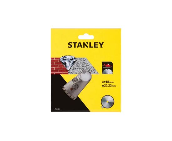 Dimanta griešanas disks Stanley STA38202-XJ; 115x22,2 mm Dažādi diski
