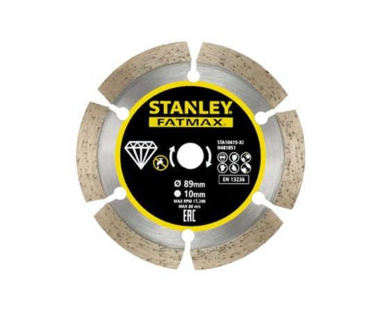 Dimanta griešanas disks Stanley STA10415-XJ; 89x10 mm Dažādi diski