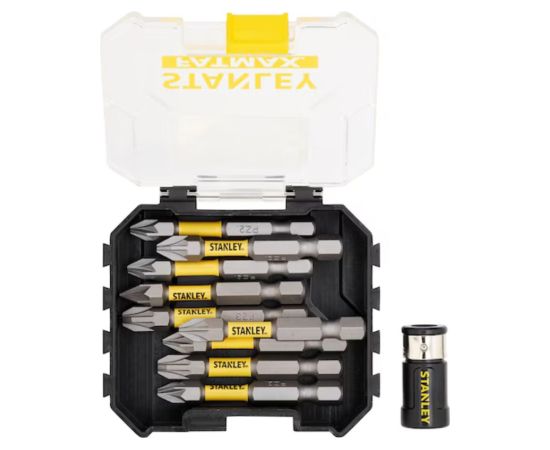 Triecienuzgaļu komplekts  Stanley STA88565-XJ; PZx50 mm; 9 gab. Аксессуары для дрелей
