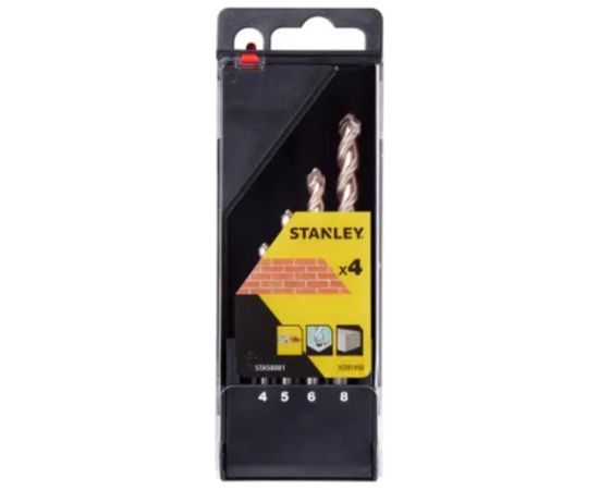 Betona urbju komplekts Stanley STA58081-QZ; 4-8 mm; 4 gab. Аксессуары для дрелей