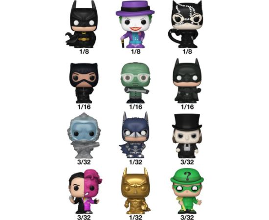 Funko Bitty Pop! Singles: Batman 85th Vinyl Figures Figūriņas un varoņi
