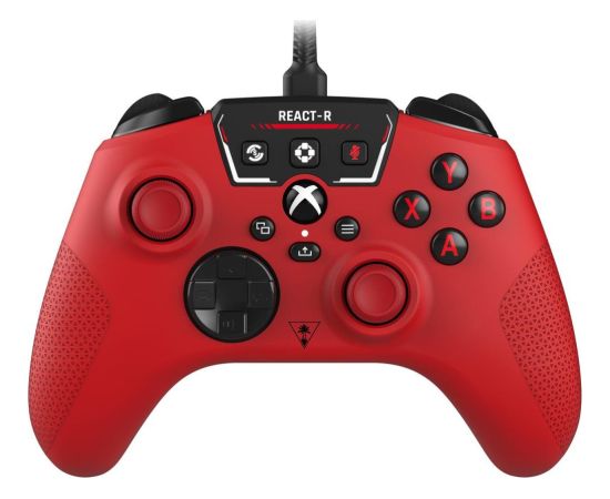 Turtle Beach : React-R - Wired Controller [For XBOX, PC] (Color: Red) Spēļu kontrolieri