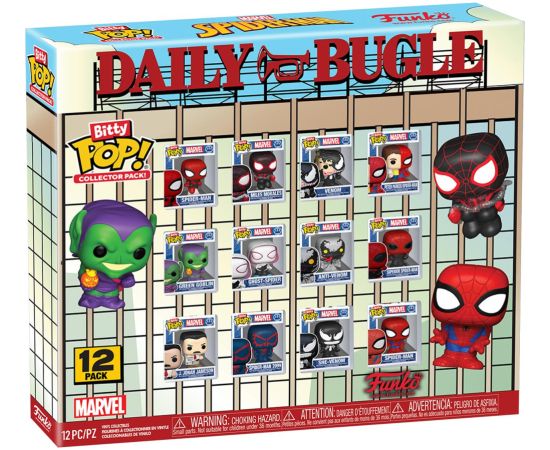 Funko Bitty Pop! Collector Pack! Marvel: Spider-Man - Daily Bugle 12 Pack (Special Edition) Vinyl Figures Figūriņas un varoņi