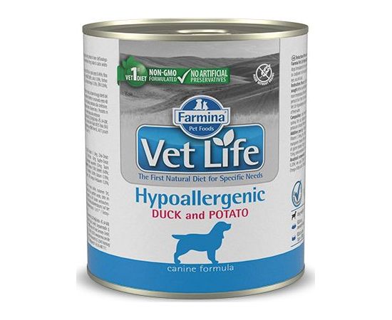 Farmina Farmina Vet Life Hypoallergenic Duck & Potato Dog 300g Suņu barība