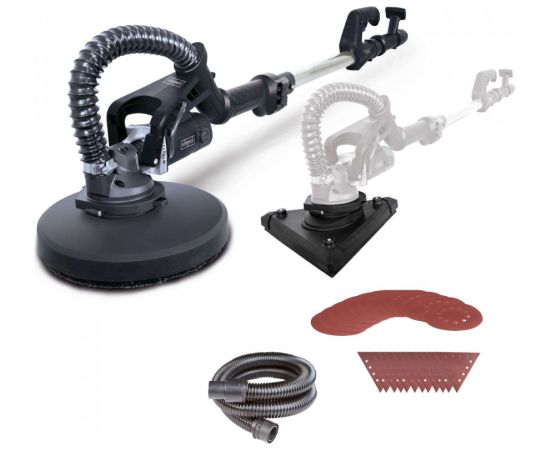 Long-neck sander TBS930-BE,. Round and triangle head + papers, Scheppach Шлифовальные станки