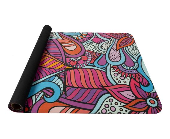 Yate Jogas paklājiņš, dabiskais kaučuks, 4 mm, sarkans Vingrošanas paklājiņi