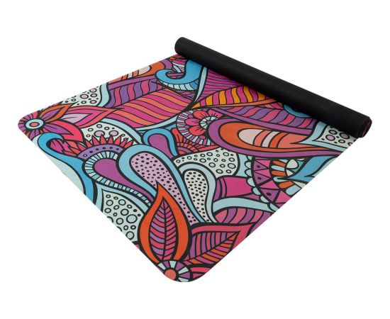 Yate Jogas paklājiņš, dabiskais kaučuks, 4 mm, sarkans Vingrošanas paklājiņi