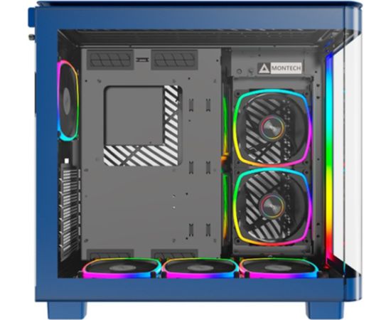Montech KING PRO 95 , Tower case (blue, Tempered Glass x 2) Datoru korpusi
