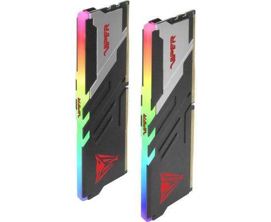 Patriot 32 GB DDR5-6800 Kit, memory (black, PVVR532G680C34K, Viper Venom RGB, XMP) RAM Operatīvā atmiņa