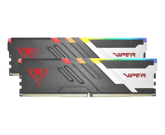 Patriot 64 GB DDR5-5200 Kit, memory (black, PVVR564G520C40K, Viper Venom RGB, XMP) RAM Operatīvā atmiņa