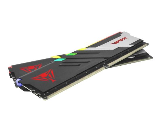 Patriot 64 GB DDR5-5200 Kit, memory (black, PVVR564G520C40K, Viper Venom RGB, XMP) RAM Operatīvā atmiņa