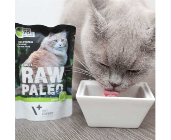 RAW PALEO Adult Cat Venison - wet cat food - 100 g Kaķu konservi