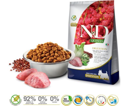 FARMINA N&D QUINOA DOG DIGESTION ADULT MINI 800g Suņu barība