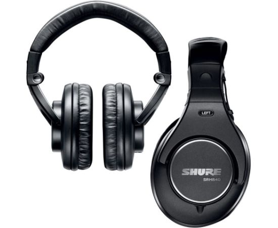 Shure SRH840 Headphones Wired Black Aудио-видео