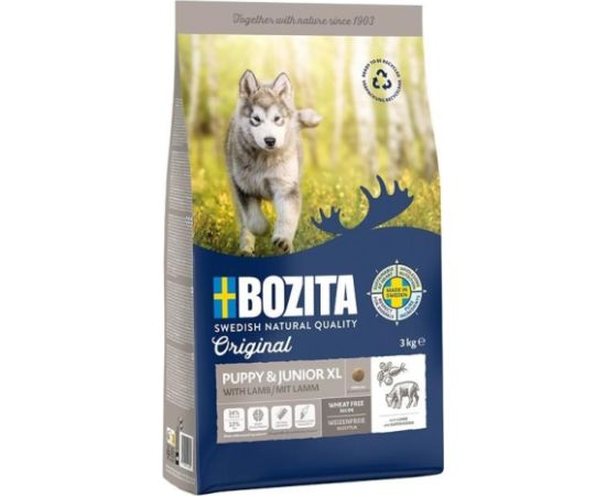 BOZITA Original Puppy & Junior XL Lamb - dry dog food - 12kg Suņu barība