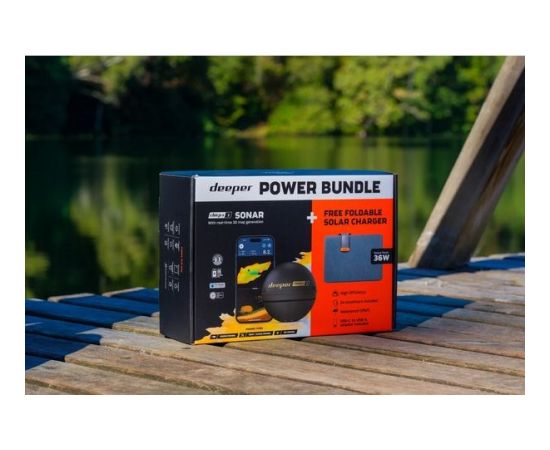 Echosonda Deeper Smart Chirp+ 3 - Zestaw Power Bundle Эхолоты