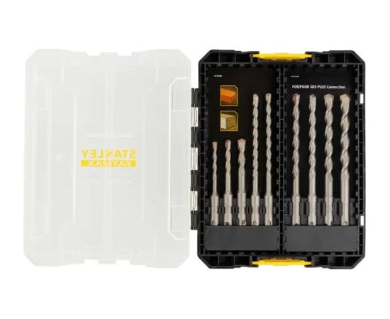 Betona urbju komplekts Stanley STA88562-XJ; SDS-plus; 5-12 mm; 9 gab. Аксессуары для дрелей