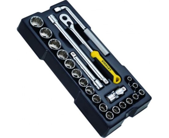 Uzgaļu komplekts Stanley STMT1-74173; 1/2''; 23 gab. Mehāniskie instrumenti