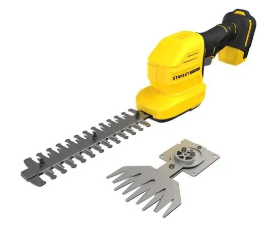 Dzīvžogu un zāles šķēres Stanley STCSS20B-XJ; 18 V (bez akumulatora un lādētāja) Dzīvžogu šķēres