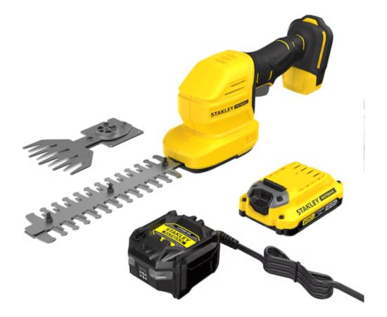Dzīvžoga šķēres Stanley STCSS20D1-QW; 18 V; 1x2,0 Ah akum. Dzīvžogu šķēres