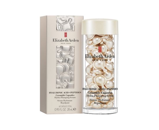 Elizabeth Arden Hyaluronic Acid + Peptides Ceramide Capsules Hydra-Plumping Serum - Pleťové sérum v ceramidových kapslích 60.0ks Уход за лицом