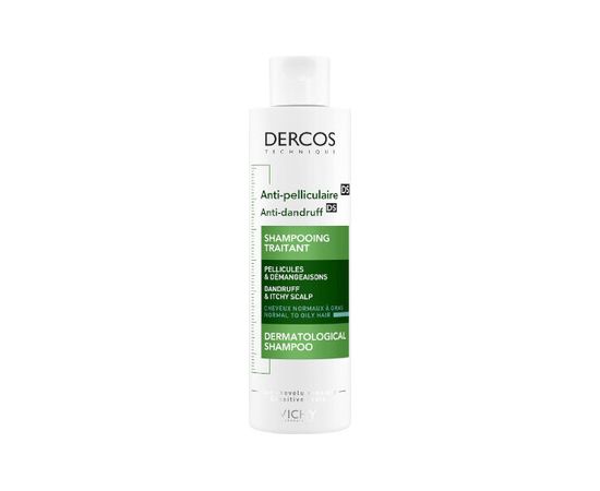 Vichy Dercos Anti-Pelliculaire Shampooing Traitant ( Normal to Oily Hair ) 390ml Matu kopšana