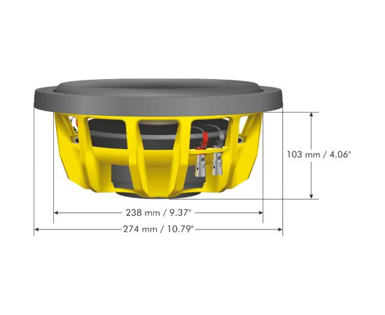 Ground Zero GZHW 10SPL-D2 FLAT Auto subvūferi