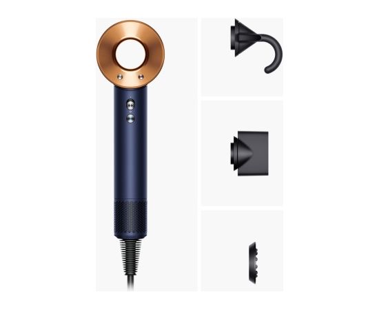 Dyson HD07 Supersonic Hair Dryer, Prussian Blue/Rich Copper фены