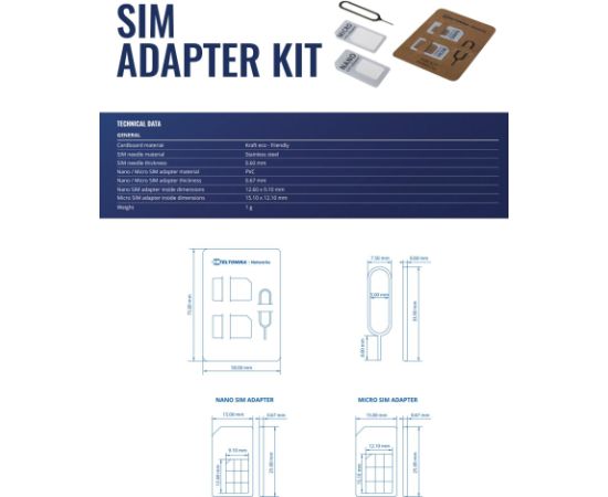 MOBILE ACC ADAPTER KIT SIM/PR5MEC19 TELTONIKA Jaunumi - Viedierices
