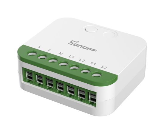 Sonoff MINI-2GS Matter two-channel mini switcher Viedie slēdži