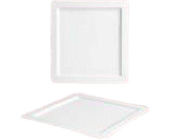 SIMPLE PLUS ŠĶĪVIS 27x27CM KVADRĀTVEIDA AR MALIŅU (06X04N), Leela Baralee тарелки