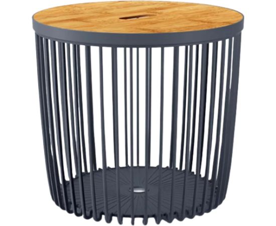 Prosperplast STOLIK KOSZ 38,6x35,8CM CLUBO ANTRACYT Шезлонги и пляжные стулья