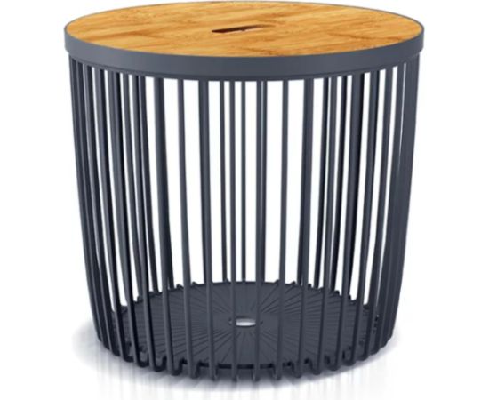 Prosperplast STOLIK KOSZ 38,6x35,8CM CLUBO ANTRACYT Шезлонги и пляжные стулья