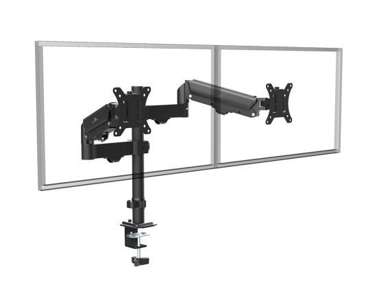 Maclean 2 monitor mount, gas spring, 17"-32", 2-10kg, black, MC-136 Крепления для телевизоров