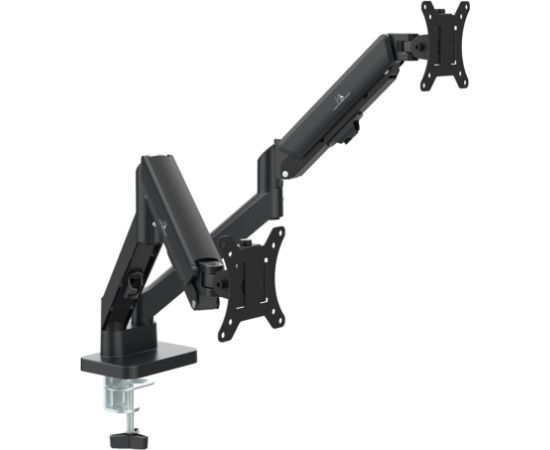 Maclean 2 monitor mount, gas spring, 17"-32", 2-10kg, black, MC-134 Крепления для телевизоров