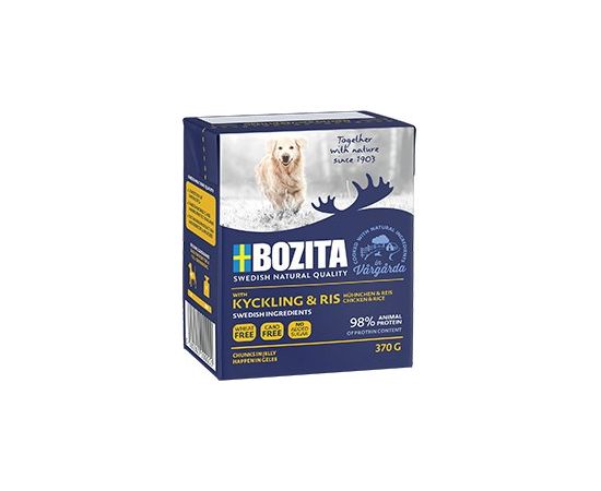 Bozita 4262 dogs moist food Chicken Adult 370 g Suņu barība