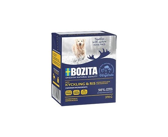 Bozita 4262 dogs moist food Chicken Adult 370 g Suņu barība