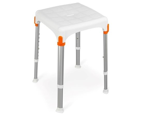 Timago Square shower stool White - KING-STA-20 Велосипеды