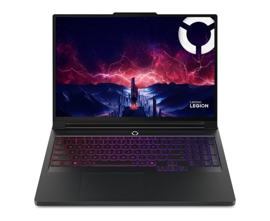 Lenovo Legion Pro 7 16AFR10H Ryzen 9 9955HX3D 16.0" WQXGA OLED 500 nits 240 Hz LBL Glossy 64 GB DDR5 5600 SSD 2 TB GeForce RTX 5080 16 GB Cam 5.0 MP 99.9 Wh W11Pro Eclipse Black Portatīvie datori
